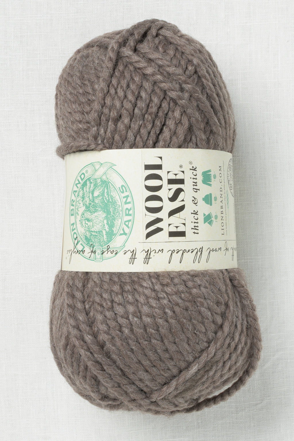 Lion Brand Wool Ease Thick & Quick 161F Teak Wool and Company