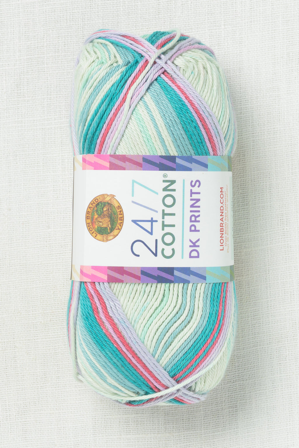Lion Brand 24/7 Cotton DK Prints 501R Magical