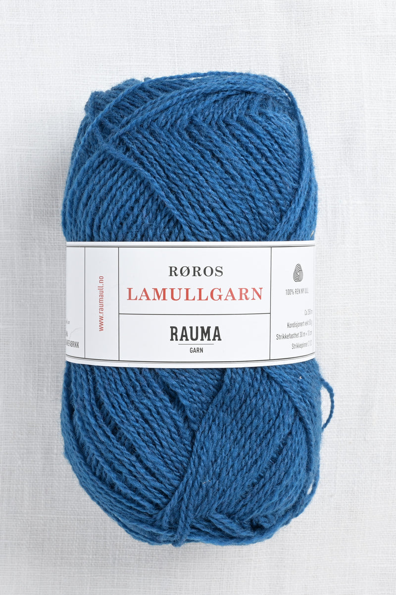 Rauma 2-Ply Lamullgarn 68 Dark Slate Blue