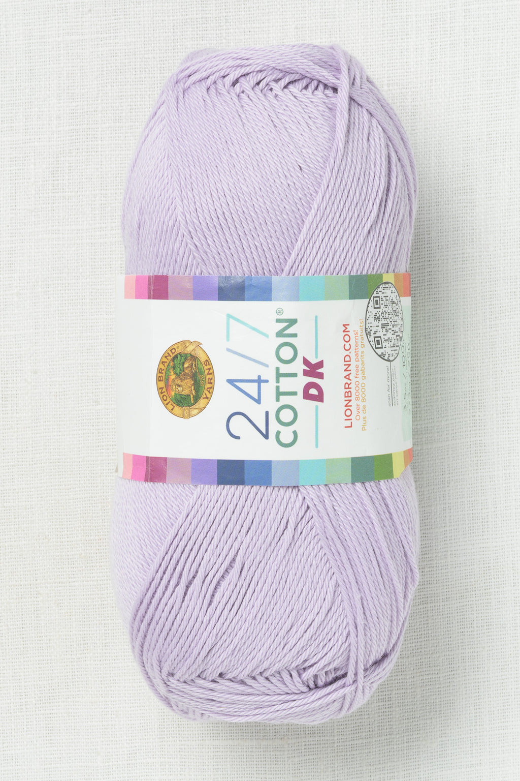 lily white brand Lion Brand 24/7 Cotton DK 143X Desert Lily – Wool and Company