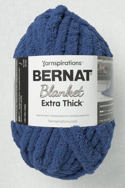 Bernat Blanket Extra Thick Deep Navy