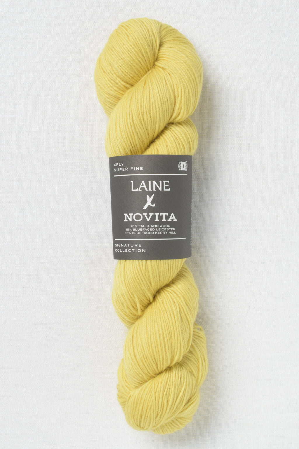 Laine X Novita 4ply 2311 Amalfi Lemon