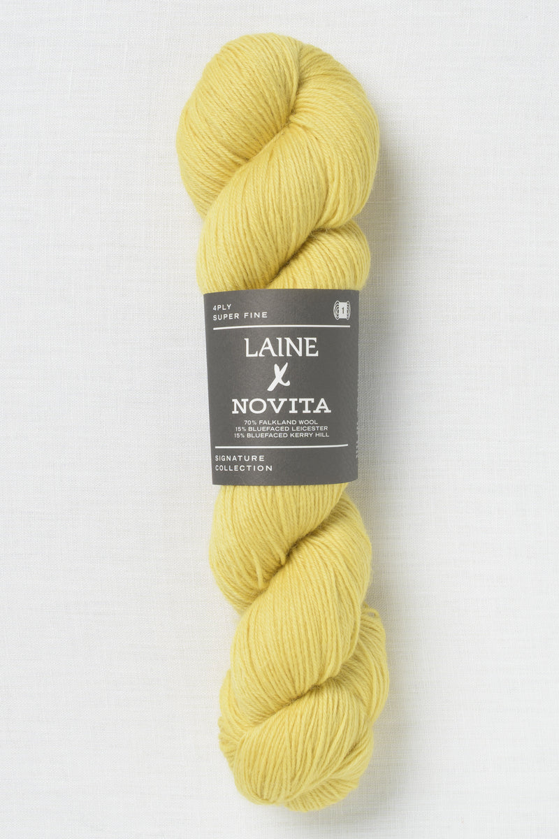 Laine X Novita 4ply 2311 Amalfi Lemon