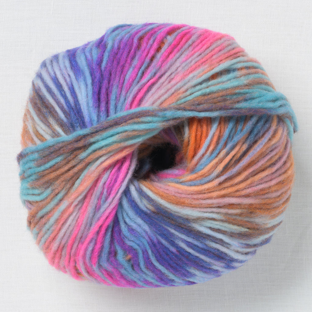 Lang Yarns Cloud 25 Hot Pink Ocean Orange Petrol