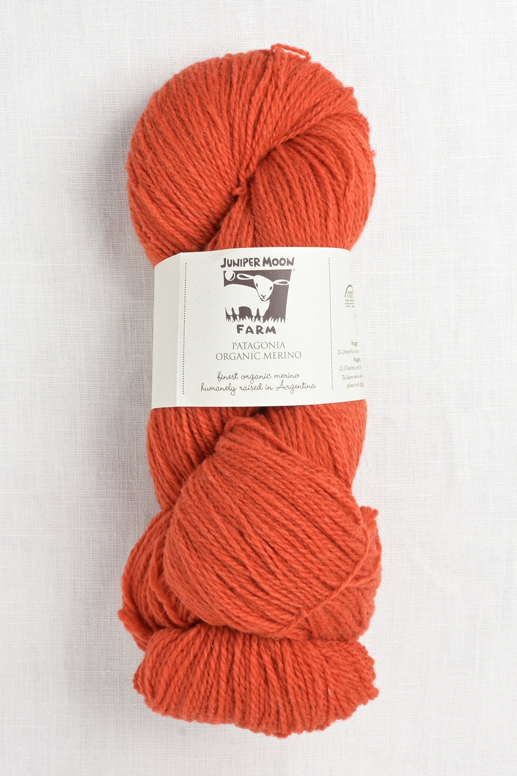 Juniper Moon Farm Patagonia Organic Merino 141 Persimmon