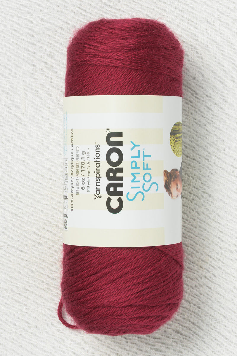Caron Simply Soft Burgundy