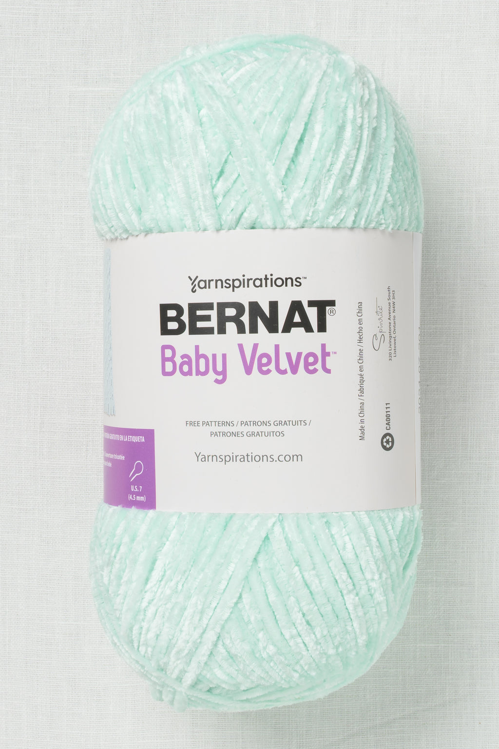 Gomitoli Bernat Baby Velvet Color Bleached Aqua - 2 Pezzi Da 300g - Filato In Poliestere #4 Medium (Pettinato) - 450mt Per Uncinetto E Maglia - 2