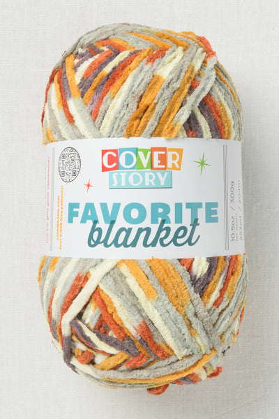Lion Brand Cover Story Favorite Blanket 203DF Harvest