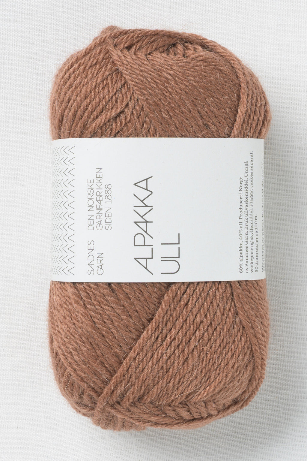 Sandnes Garn Alpakka Ull 3052 Pecan Brown
