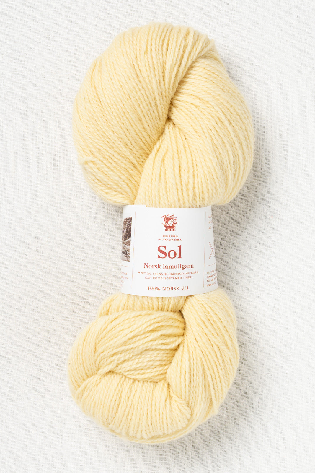 Hillesvåg Sol 401 Light Yellow – Wool and Company