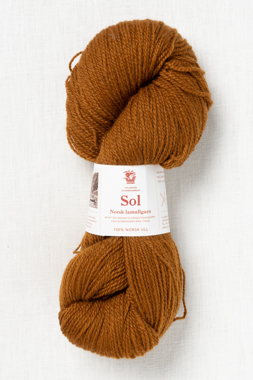 Hillesvåg Sol 440 Ocher Brown – Wool and Company