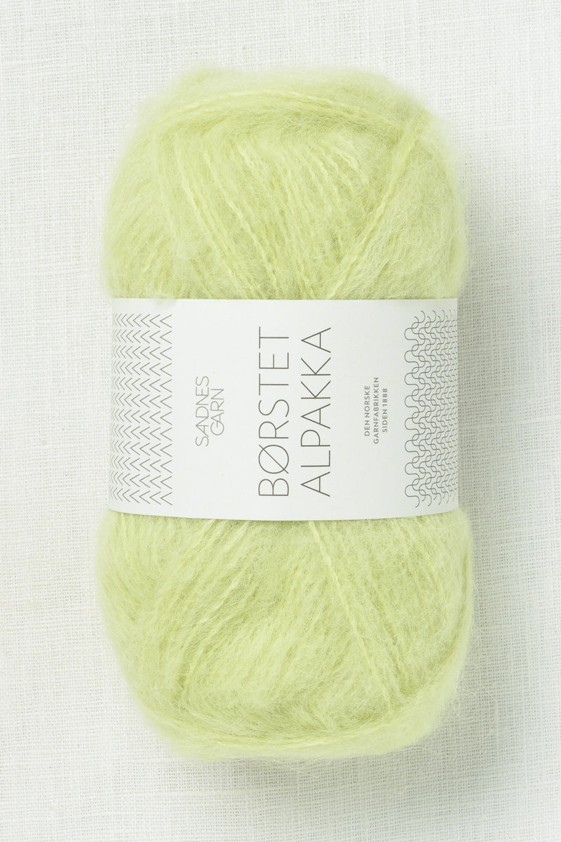 Sandnes Garn Borstet Alpakka 9523 Lime Punch