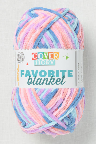 Lion Brand Cover Story Favorite Blanket 214AP Lullaby