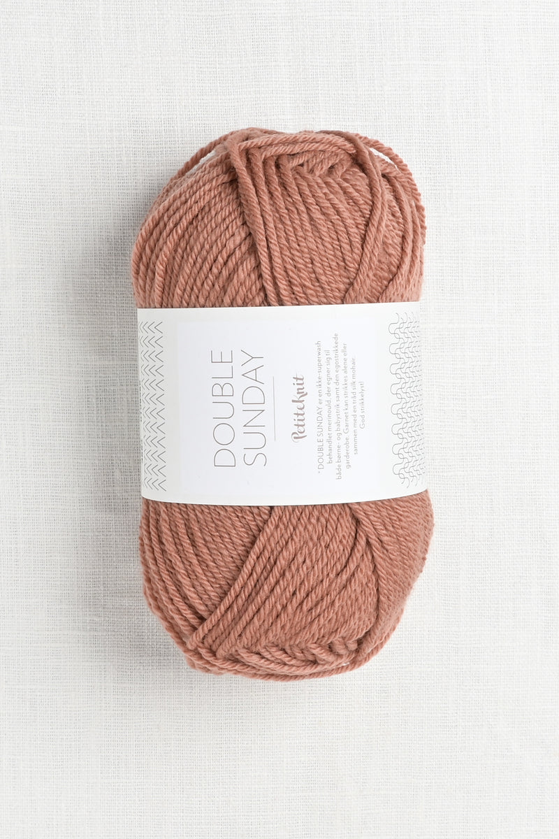 Sandnes Garn Double Sunday 3553 Dusty Rouge (PetiteKnit Color Palette) (Limited Edition)