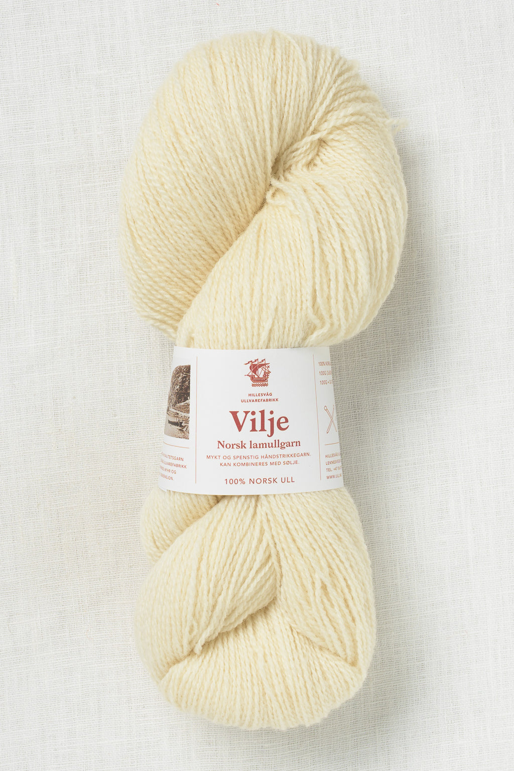 Hillesvåg Vilje 400 Unbleached White