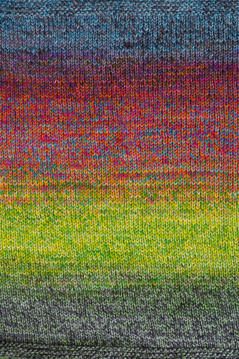 Urth Yarns Spiral Grain Sport Hibiscus swatch