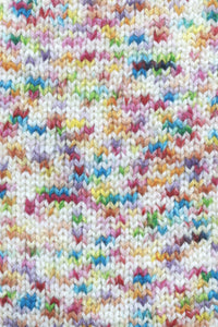 Lang Yarns Mosaic 4 Red Turquoise Yellow Green swatch