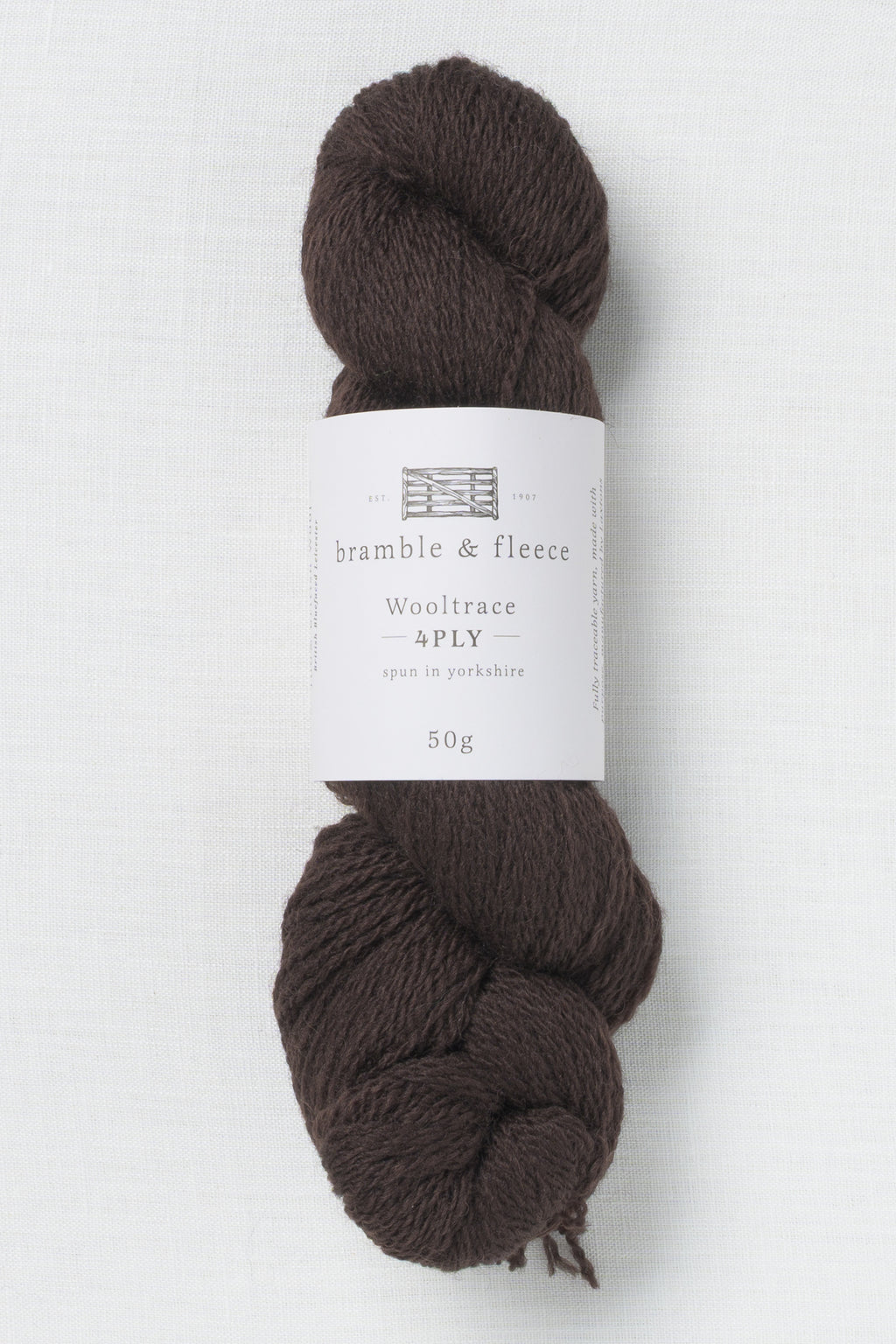 Bramble & Fleece Wooltrace 4ply 252 Espresso