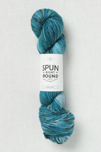 Spun Right Round Merino Aran Lagoon