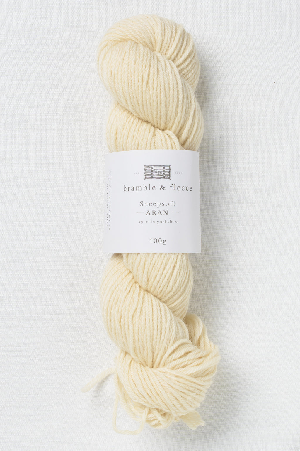 Bramble & Fleece Sheepsoft Aran 338 Airedale (Undyed)