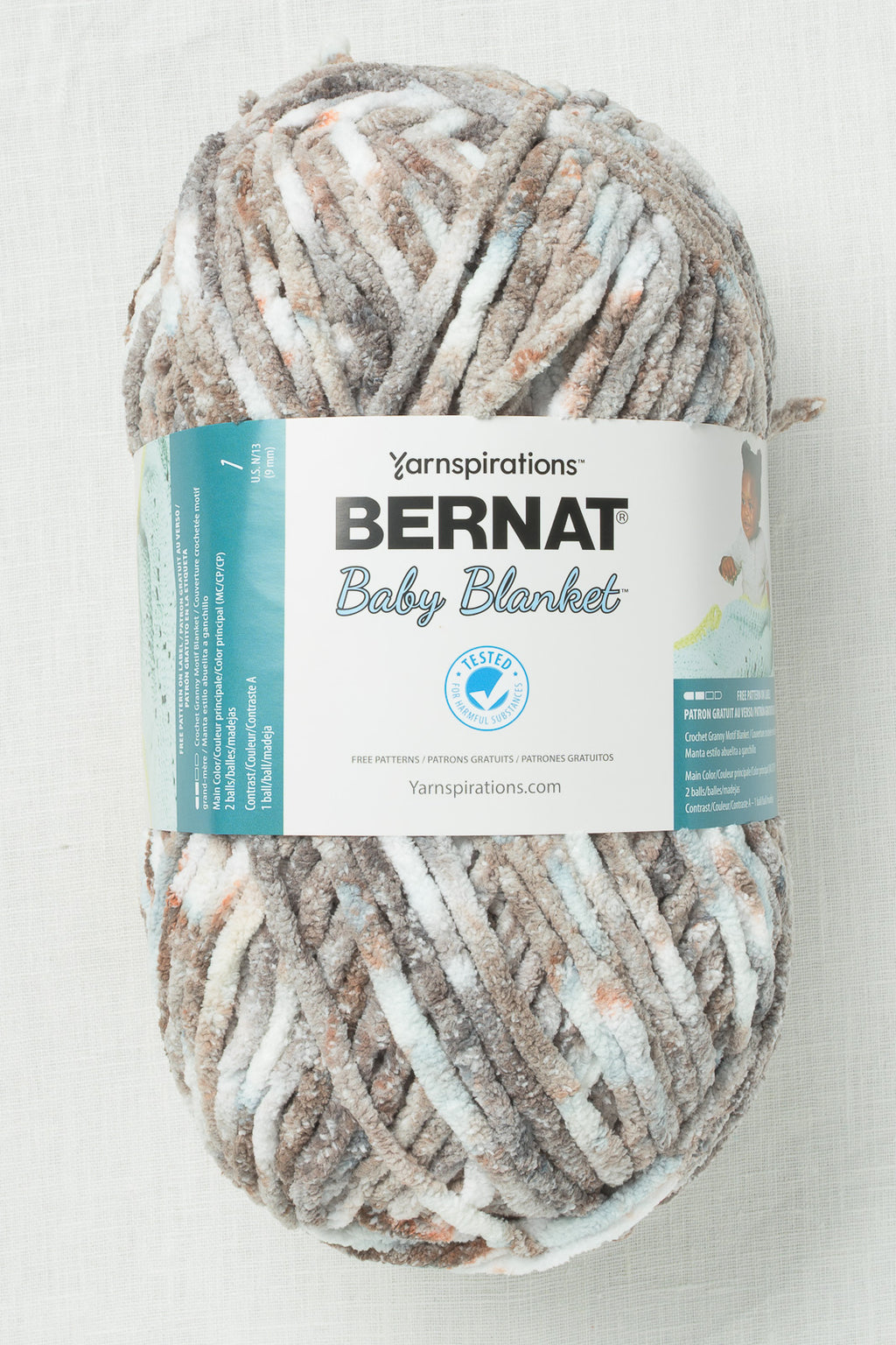 Bernat Baby Blanket Big Ball Driftwood Dreams