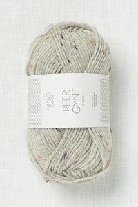 Sandnes Garn Peer Gynt 1035 Gray Heather Falling Leaves Tweed
