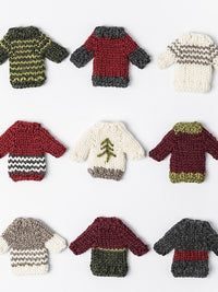 Holiday Cheer Mini Sweaters by Nancy Ekvall