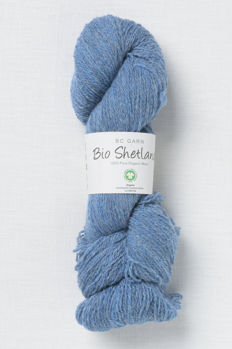 BC Garn Bio Shetland 15 Grey Blue