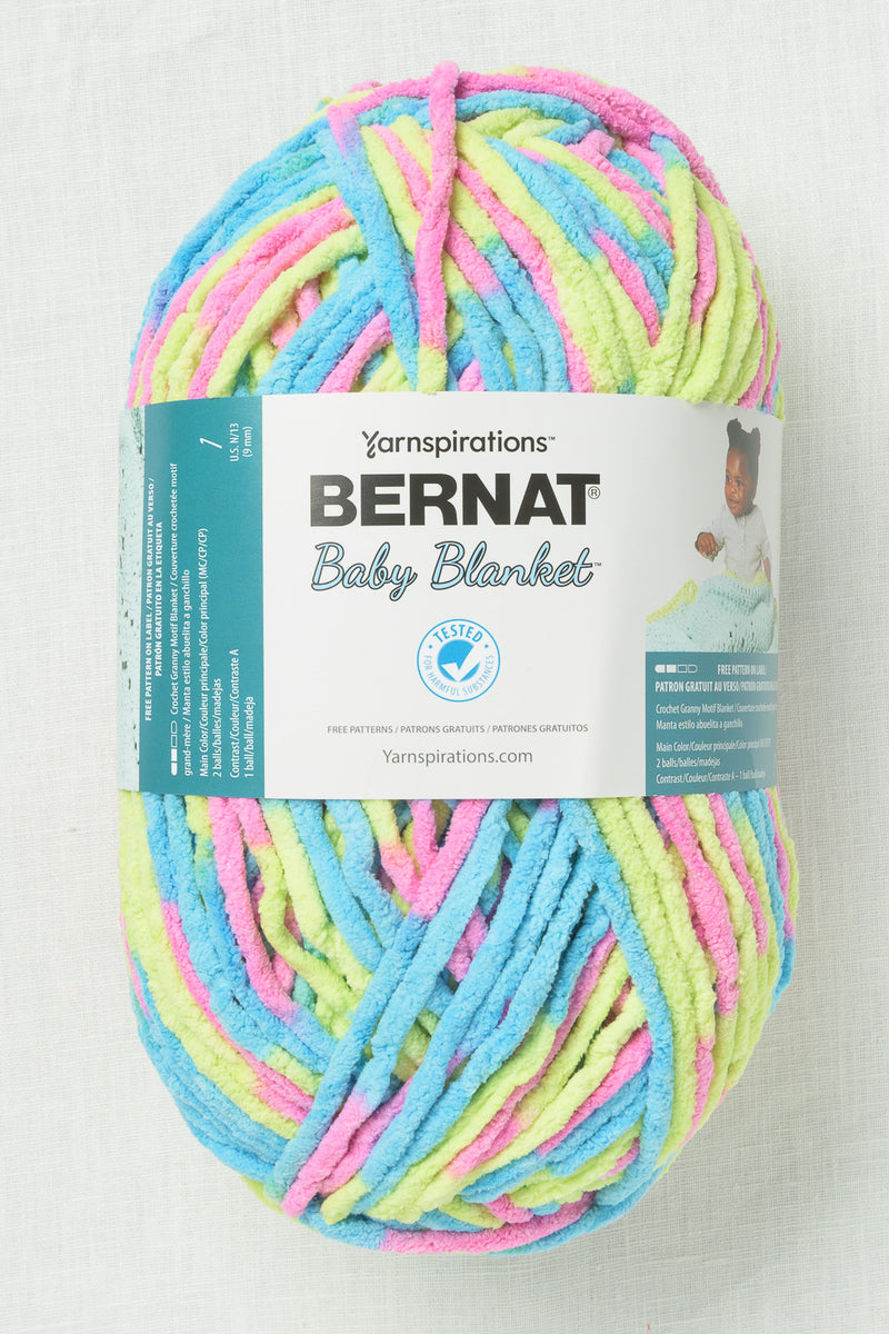 Bernat Baby Blanket Big Ball Jelly Beans