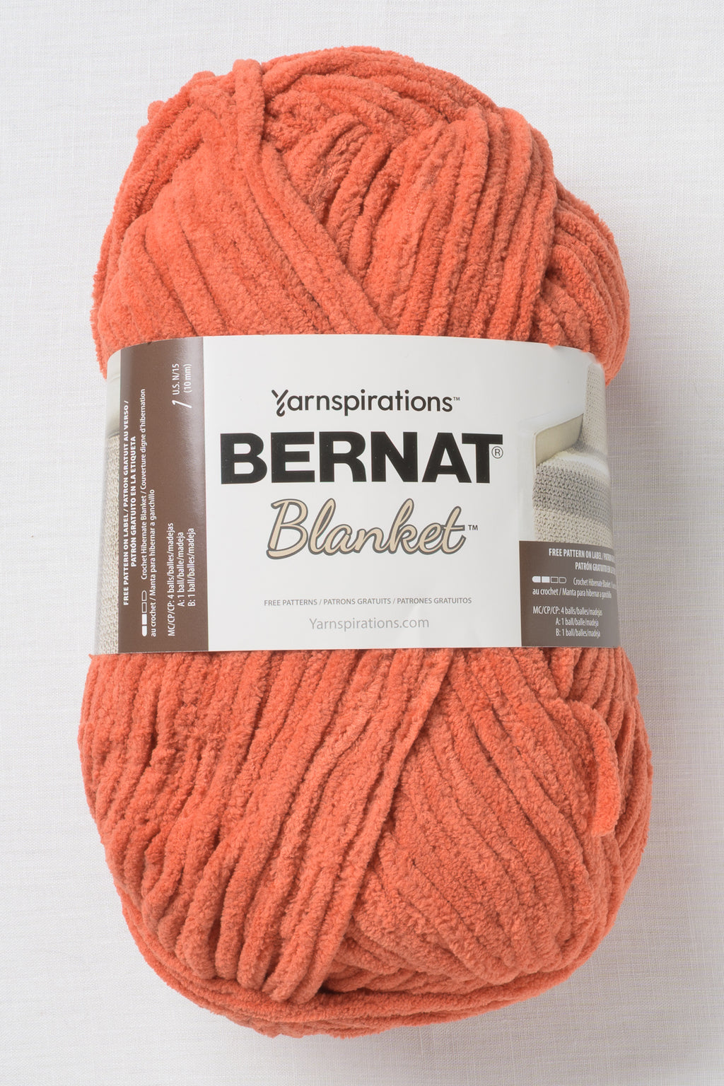 Bernat Blanket Orange Leaf