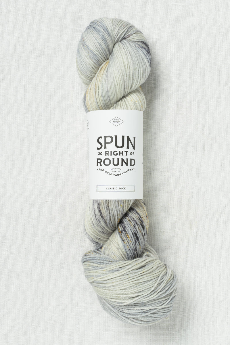 Spun Right Round Merino Aran Ashes