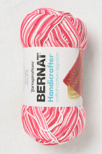Bernat Handicrafter Cotton Prints and Ombres 340g Azalea