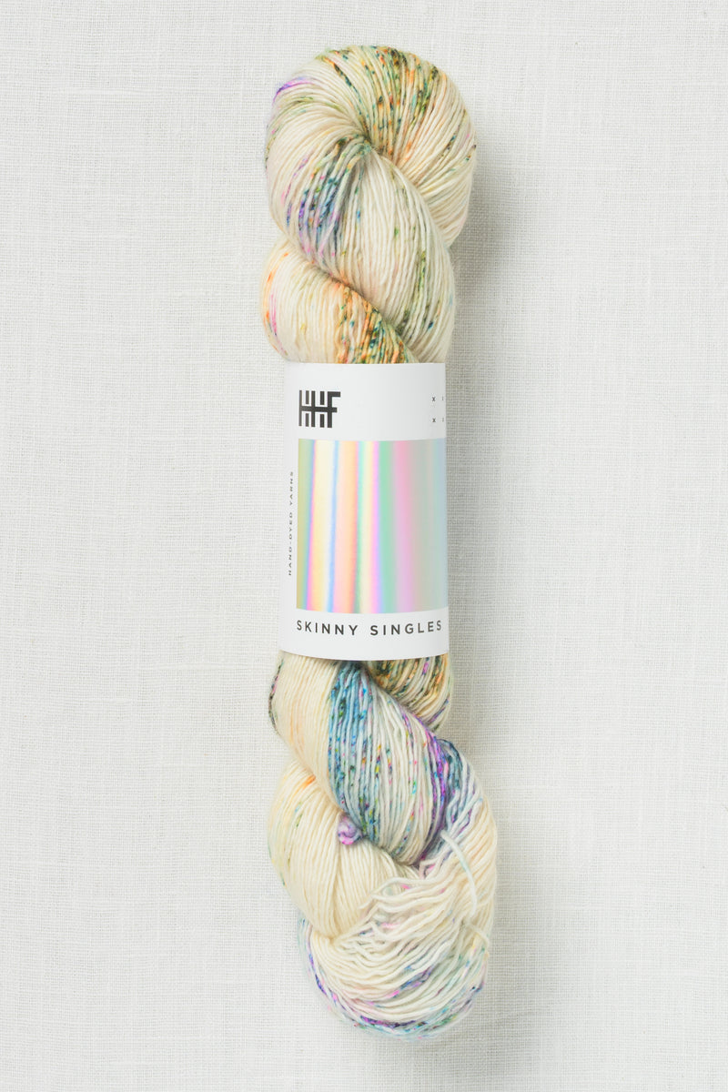 Hedgehog Fibres Skinny Singles Pressed Flowers (New)