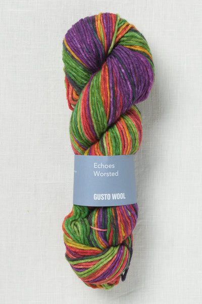 Gusto Wool Echoes Worsted 4520 Mardi Gras