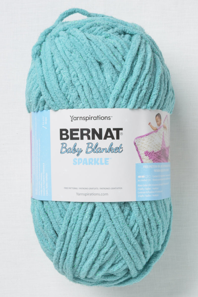 Bernat Baby Blanket Sparkle Seaside Sparkle