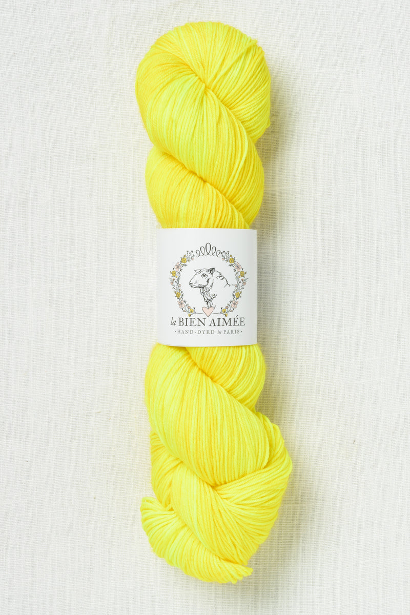 La Bien Aimee Merino Super Sock La Bien Aimee Yellow