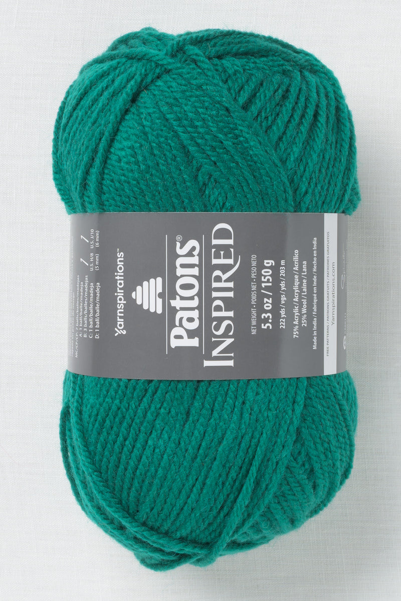 Patons Inspired Azurite Green
