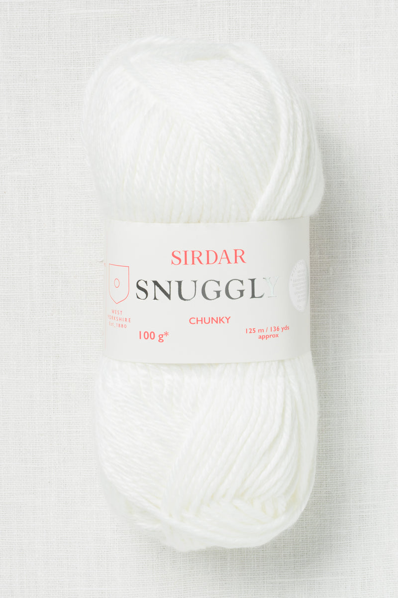 Sirdar Snuggly Chunky 0251 White