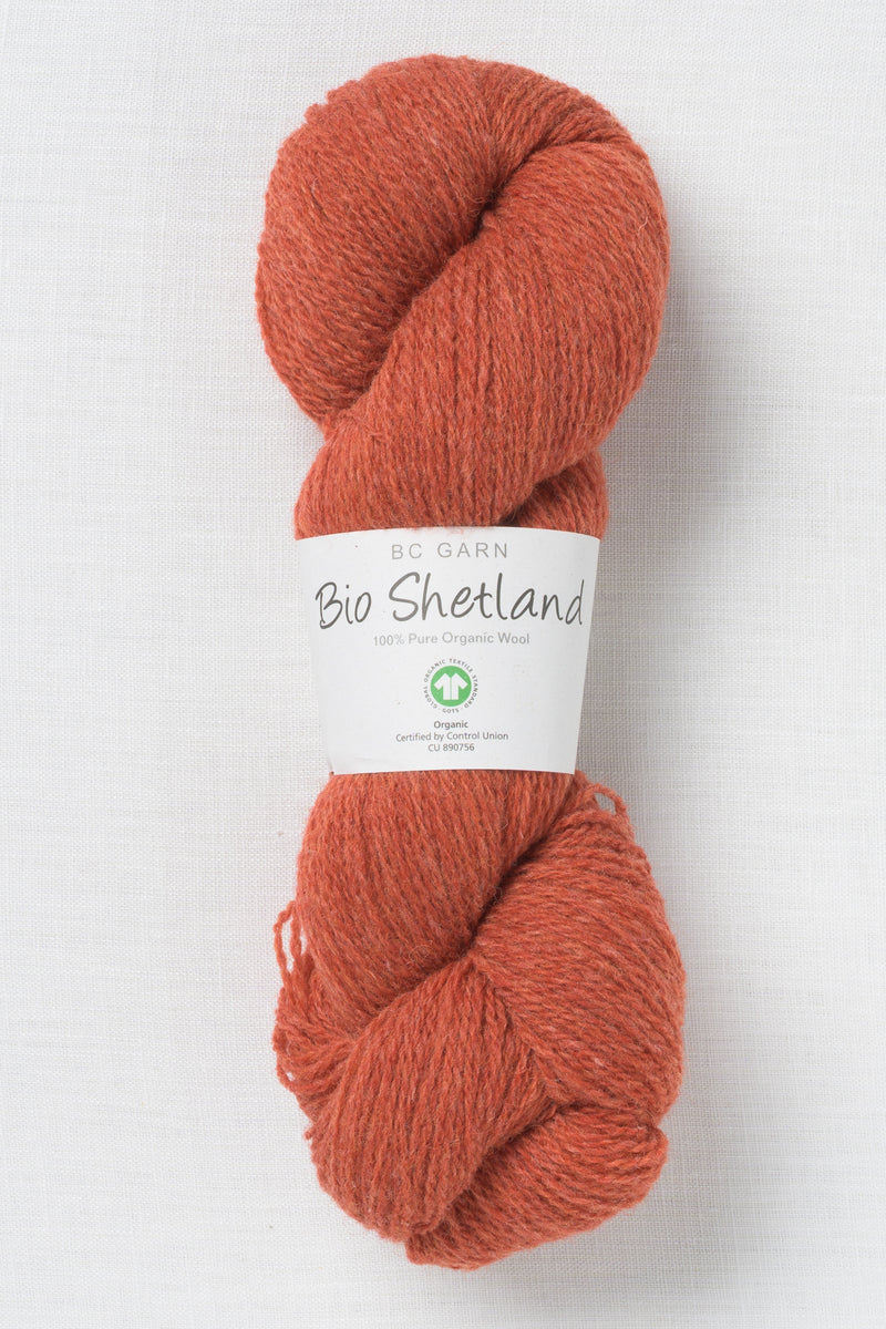 BC Garn Bio Shetland 52 Rust Orange