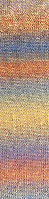 Cascade 220 Superwash Sport Wave 124 Beach Sunset swatch