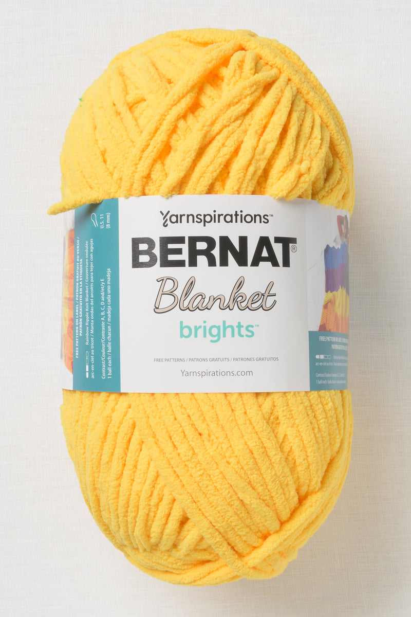 Bernat Blanket Brights School Bus Yellow