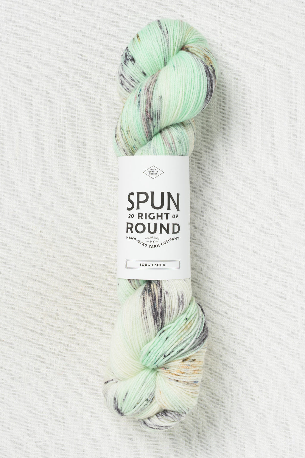 Spun Right Round Tough Sock Mint Chip