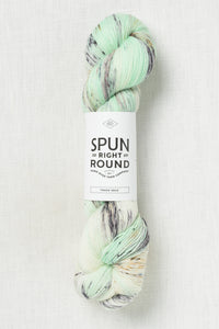 Spun Right Round Tough Sock Mint Chip