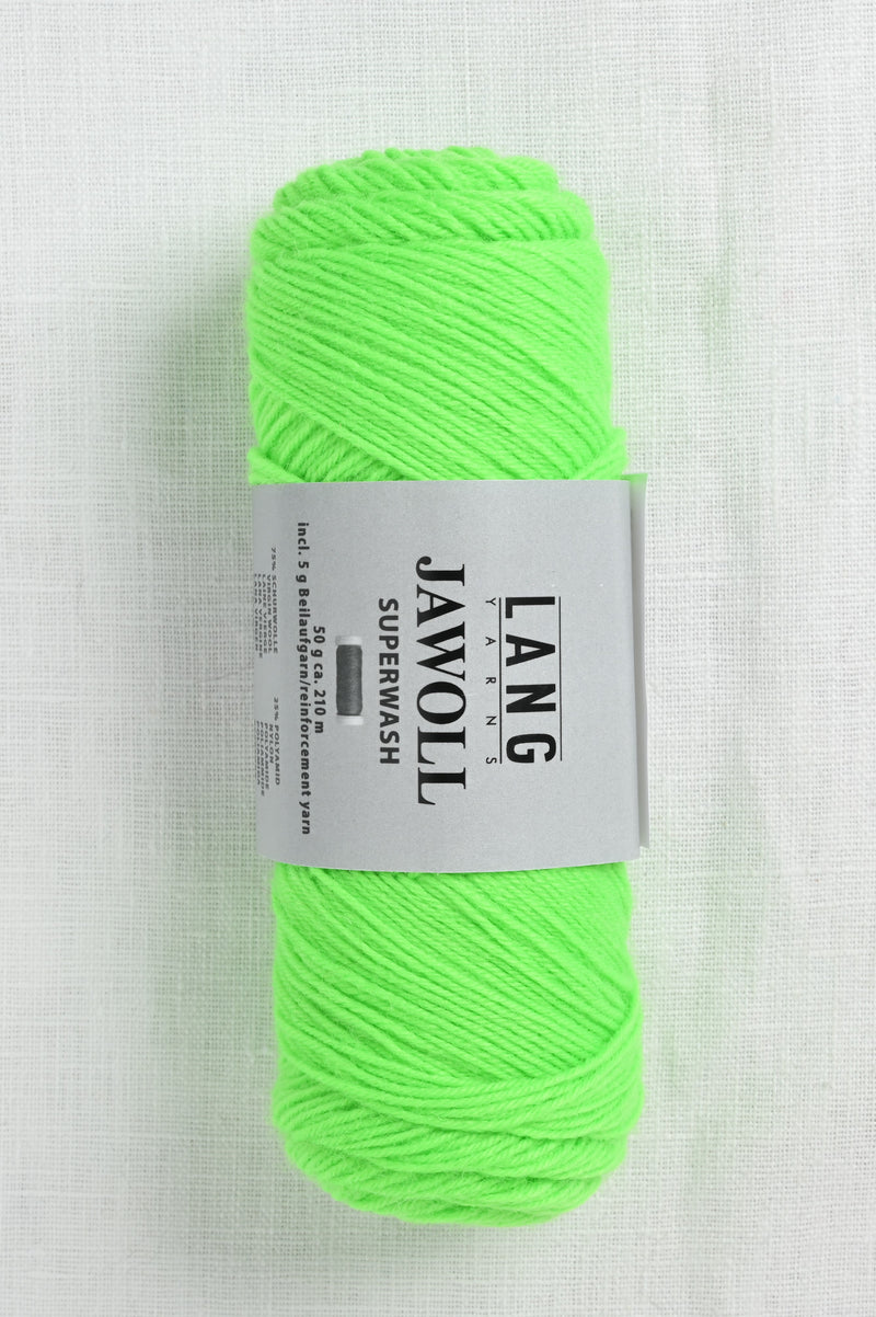 Lang Yarns Jawoll 316 Fluorescent Green
