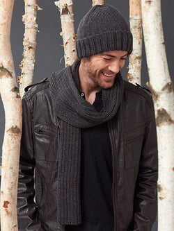 Men's Basic Scarf by Caron Design Team
