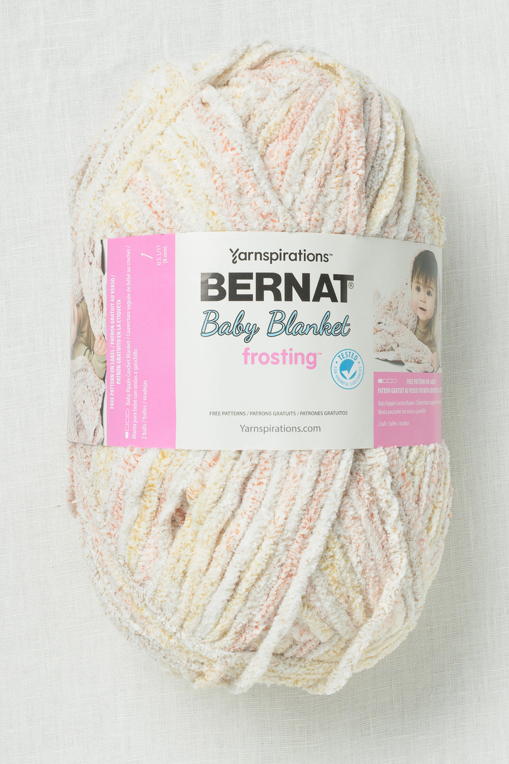 Bernat Baby Blanket Frosting Golden Hour