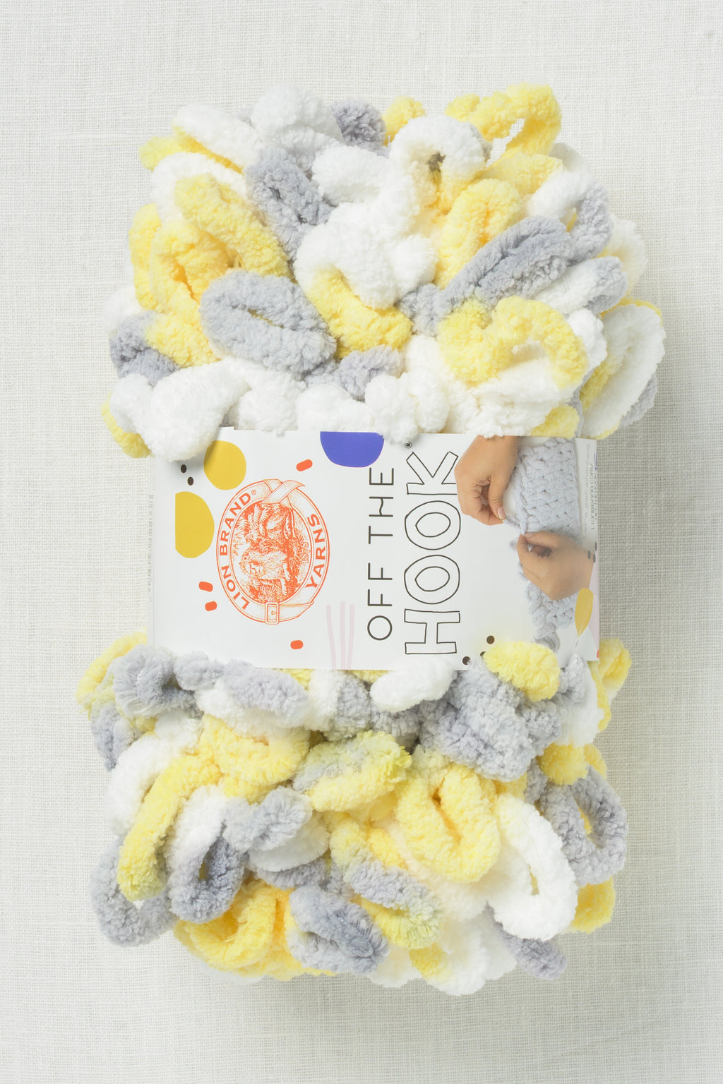 Lion Brand Off The Hook 203BT Lemon Drop