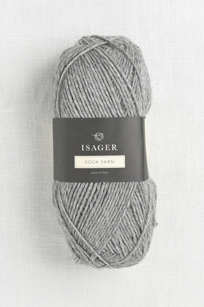 Isager Sock Yarn 41 Grey Heather