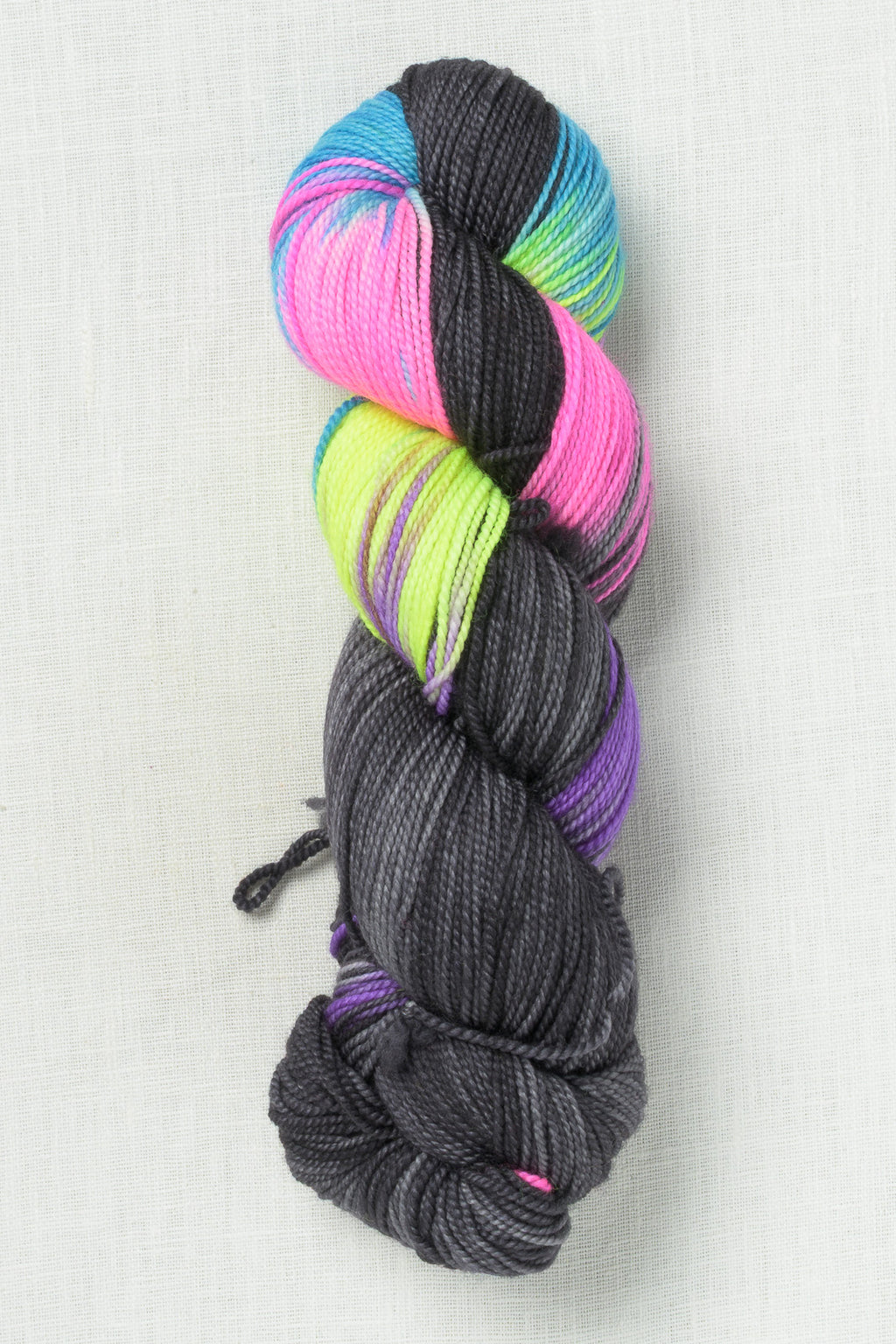 Madelinetosh Tosh Sock Black Rainbow