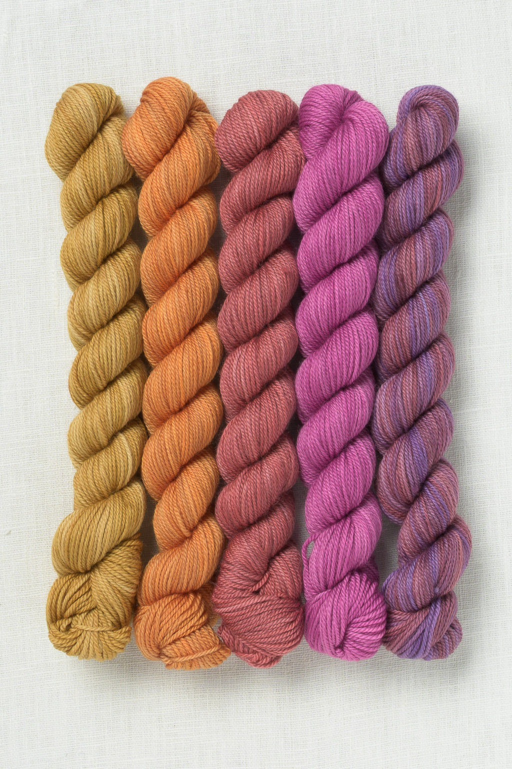 Sweet Georgia Party of Five Tough Love Sock Mini Skein Set Spring Fling